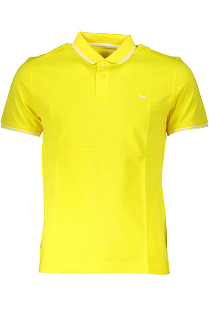 HARMONT &amp; BLAINE YELLOW MEN'S SHORT SLEEVED POLO SHIRT