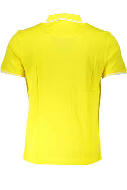 HARMONT &amp; BLAINE YELLOW MEN'S SHORT SLEEVED POLO SHIRT