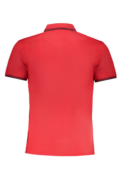 HARMONT &amp; BLAINE MEN'S RED SHORT SLEEVE POLO SHIRT