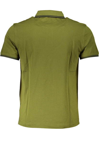 HARMONT &amp; BLAINE GREEN MEN'S SHORT SLEEVED POLO SHIRT
