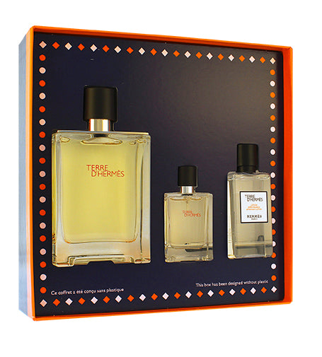 Hermes Terre d'Hermes dárková sada pro muže toaletní voda 100 ml + toaletní voda 12,5 ml + po holení 40 ml