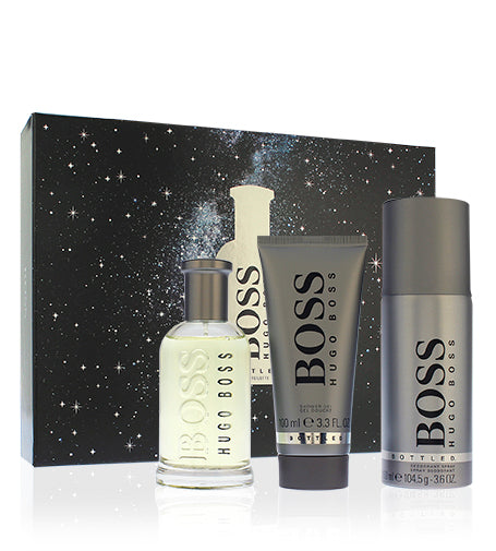 Hugo Boss Boss Bottled eau de toilette for men 100 ml + sprchový gel 100 ml + deospray 150 ml gift set