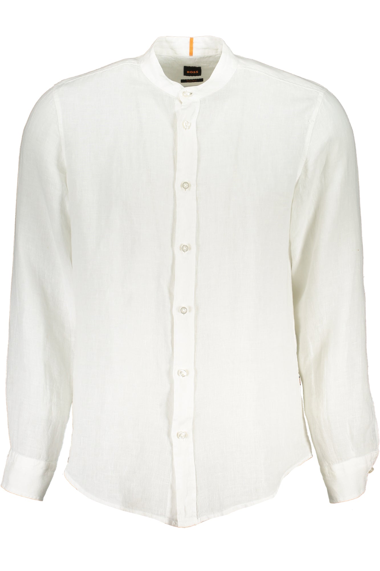 HUGO BOSS MEN'S WHITE LONG SLEEVE SHIRT