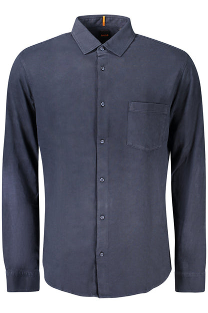 HUGO BOSS LONG SLEEVE SHIRT MEN BLUE