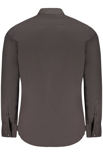 Chemise à manches longues pour homme Hugo Boss, noire