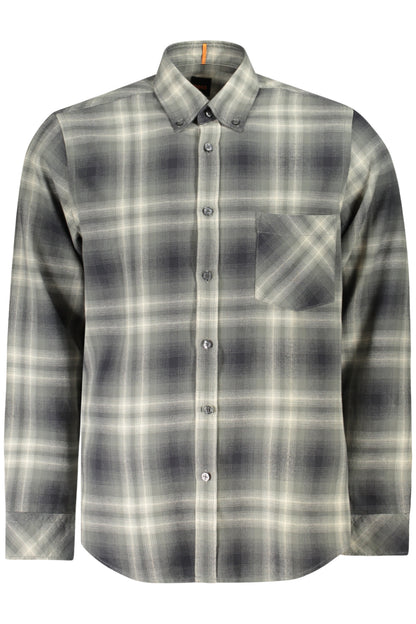HUGO BOSS LONG SLEEVE SHIRT MEN GREEN