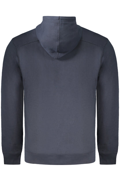 HUGO BOSS MEN'S ZIP-UP SWEATSHIRT BLUE