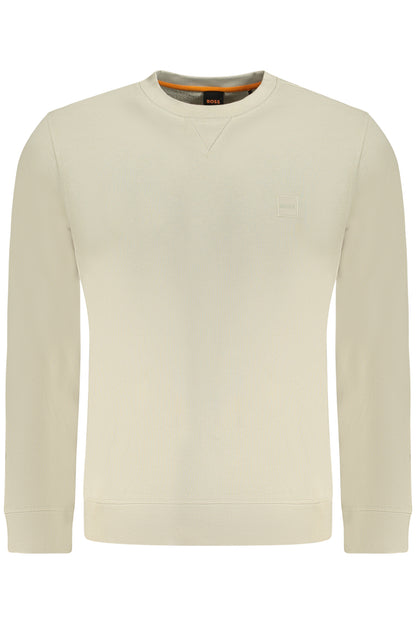 SWEAT-SHIRT HUGO BOSS SANS ZIP HOMME BEIGE