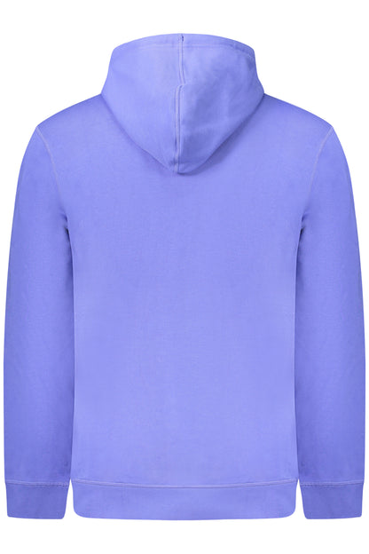 HUGO BOSS MEN'S ZIP-UP SWEATSHIRT BLUE