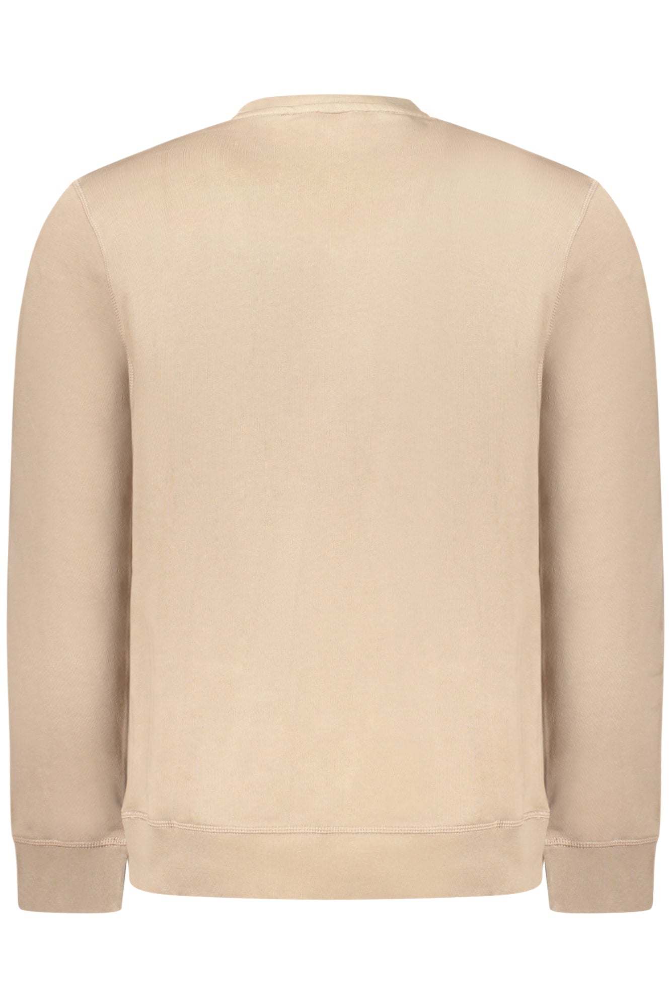 HUGO BOSS MEN'S ZIP-FREE SWEATSHIRT BROWN