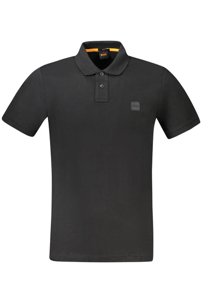 HUGO BOSS POLO SHORT SLEEVE MEN BLACK