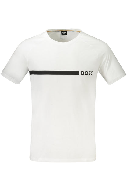 HUGO BOSS MEN'S SHORT-SLEEVED T-SHIRT WHITE