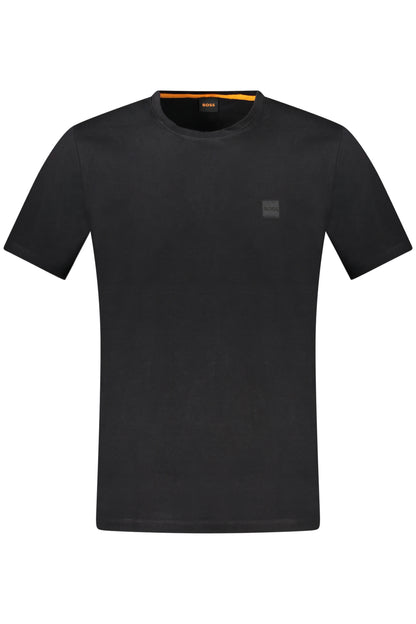 HUGO BOSS MEN'S SHORT SLEEVE T-SHIRT BLACK
