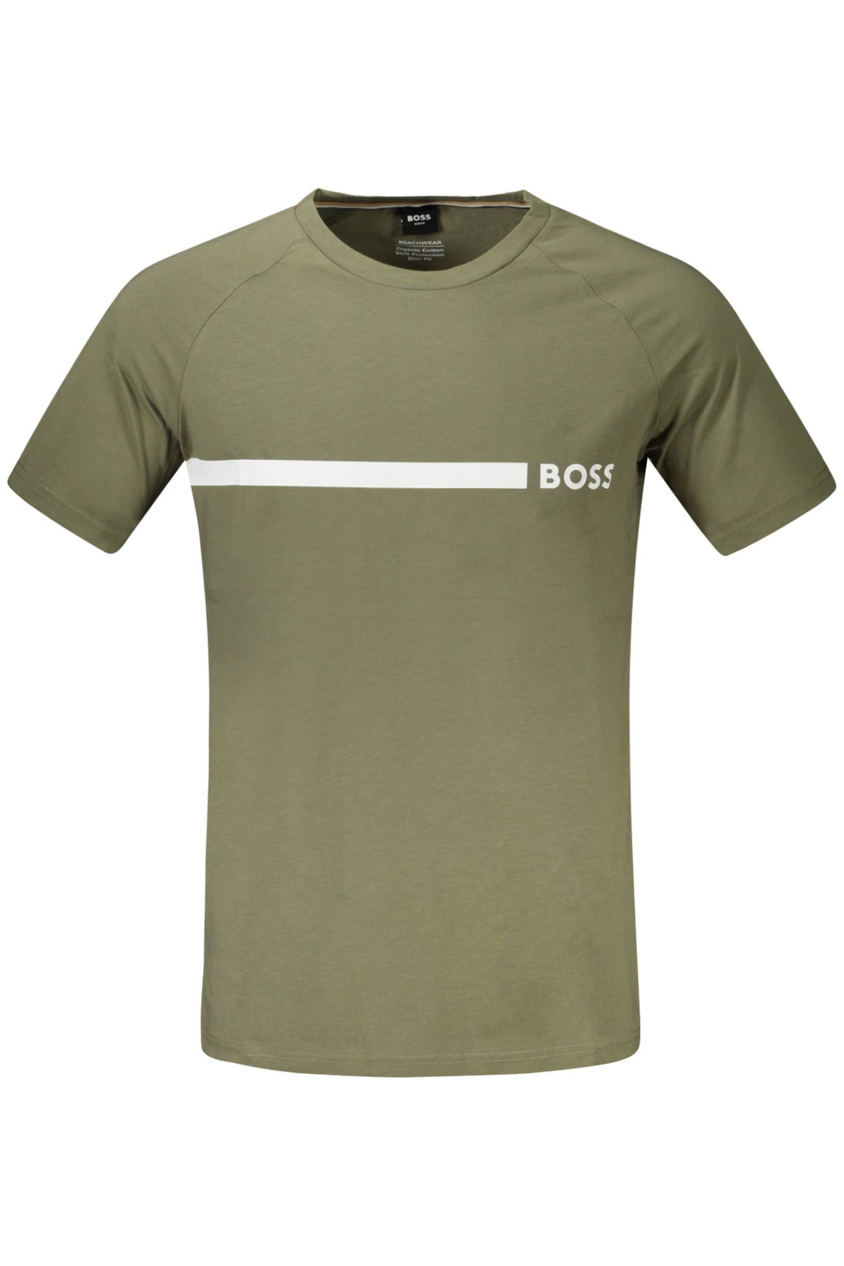 HUGO BOSS MEN'S SHORT-SLEEVED T-SHIRT GREEN