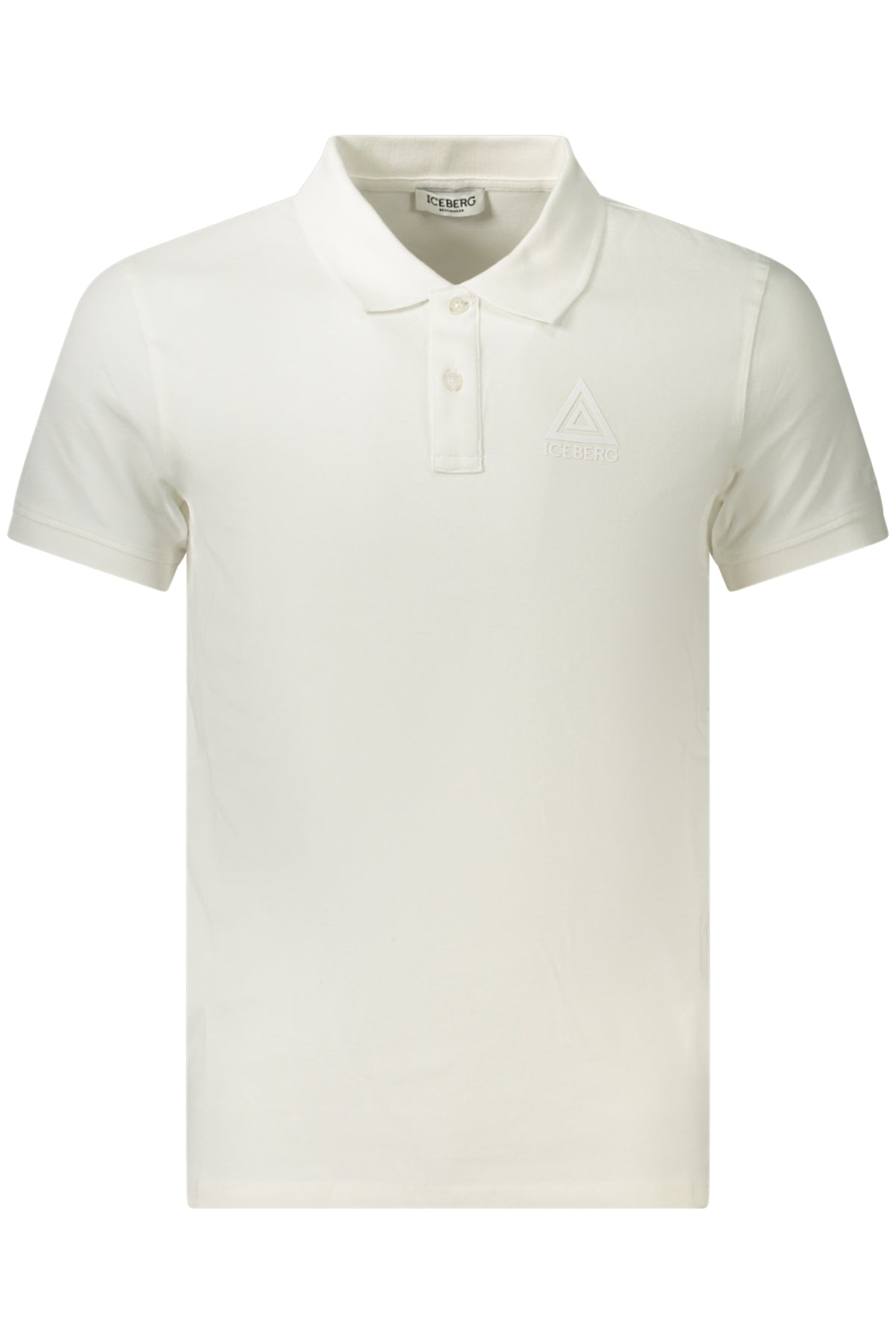 Polo blanc à manches courtes pour homme Iceberg
