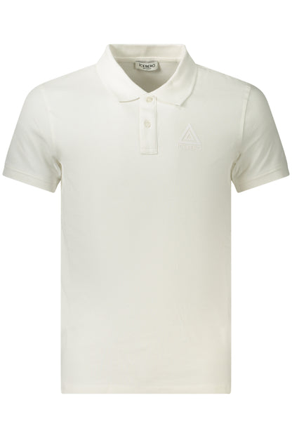 Polo blanc à manches courtes pour homme Iceberg