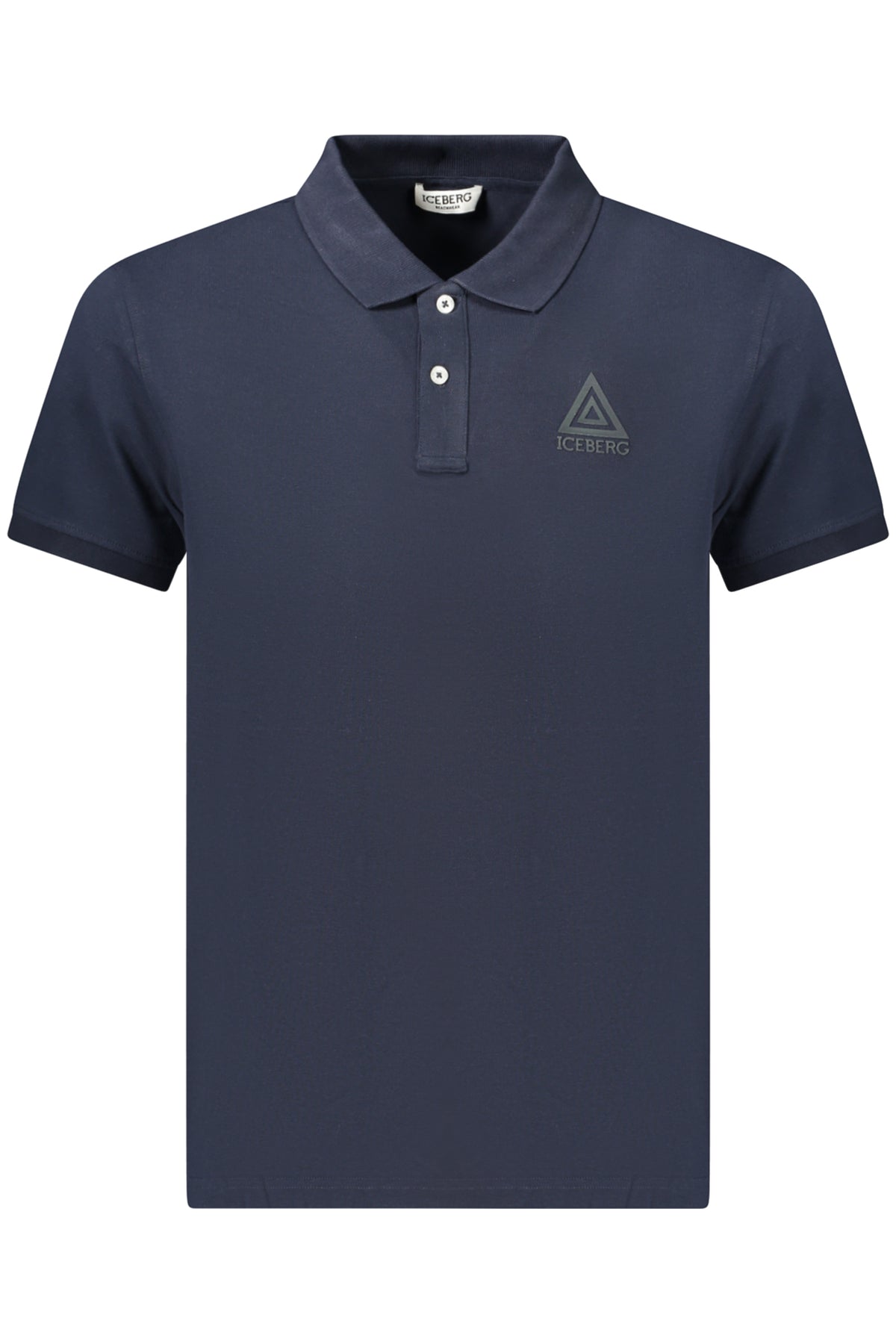 Polo homme Iceberg à manches courtes, bleu
