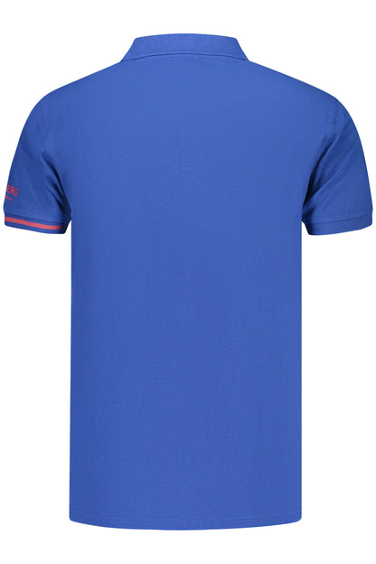 Polo homme Iceberg à manches courtes, bleu