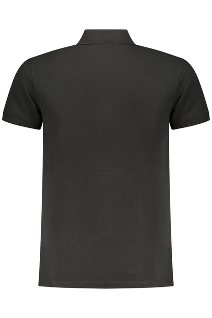 Polo noir à manches courtes pour homme ICEBERG
