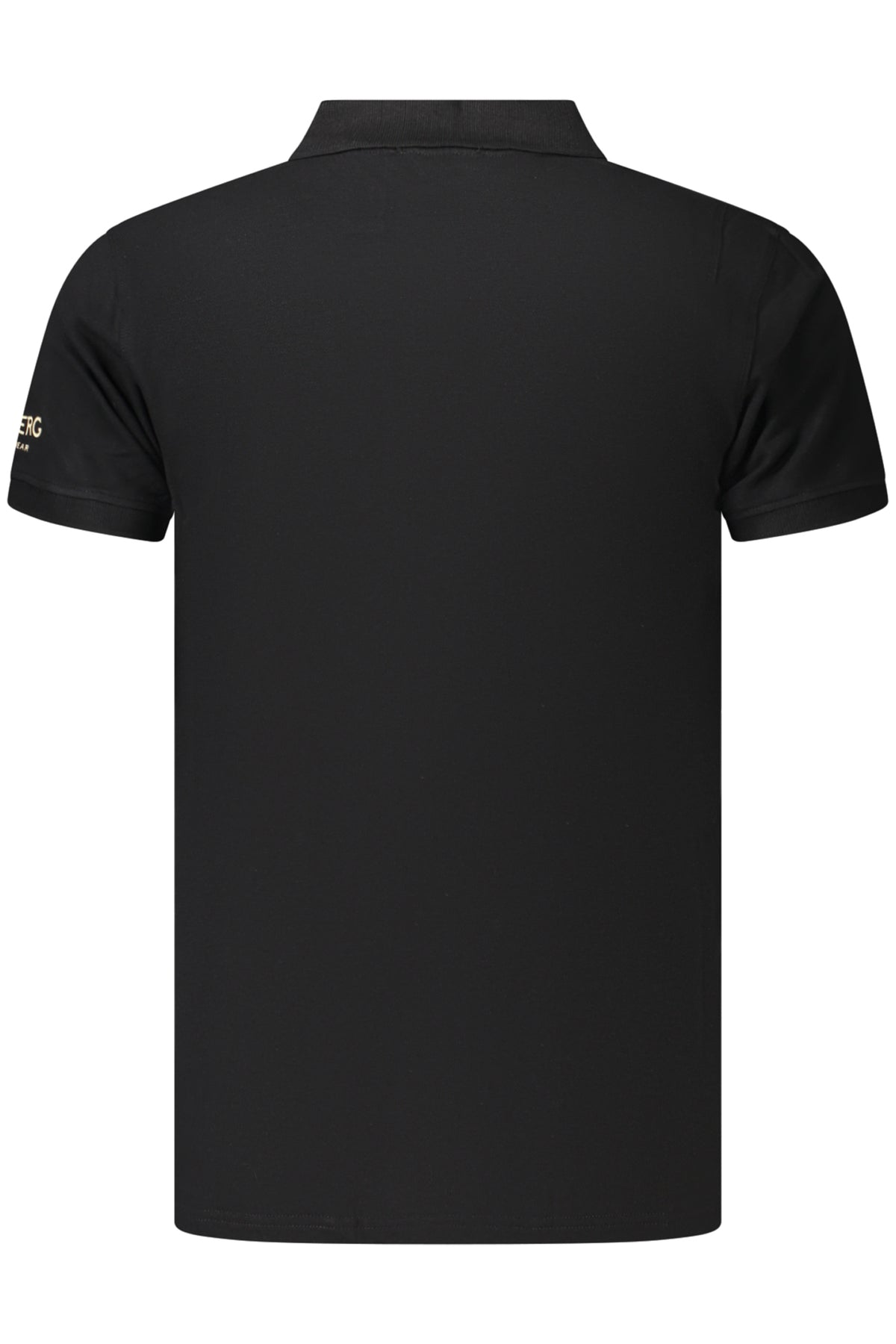 Polo noir à manches courtes pour homme ICEBERG