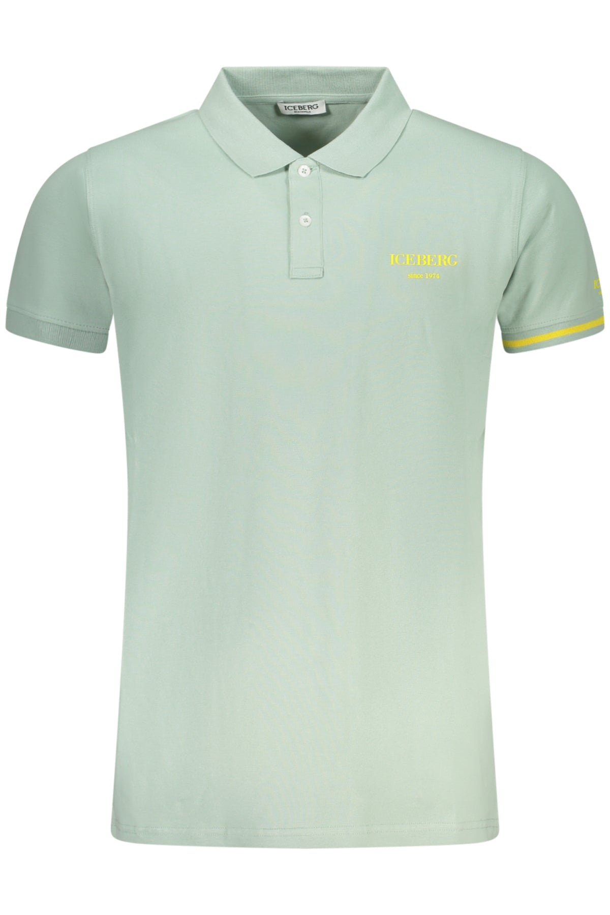 POLO ICEBERG POUR HOMME À MANCHES COURTES, VERT