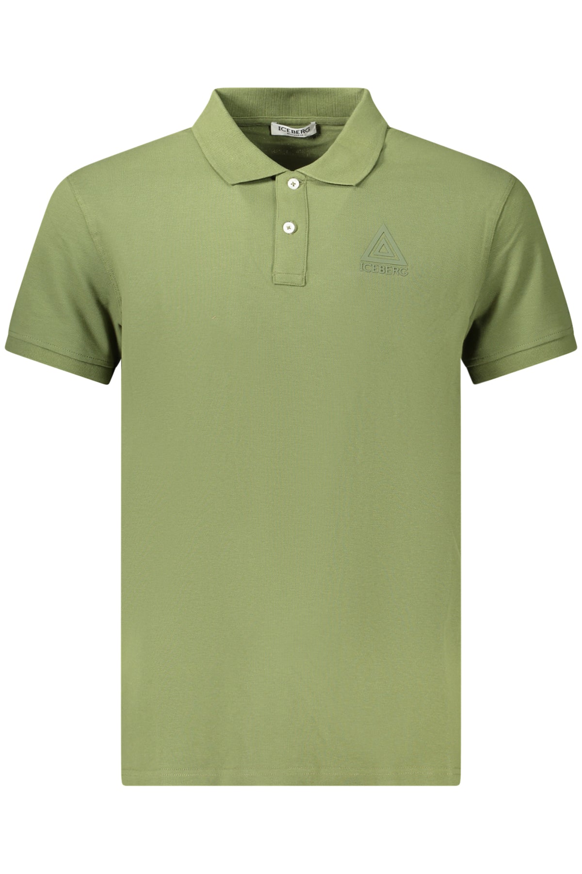 POLO ICEBERG POUR HOMME À MANCHES COURTES, VERT