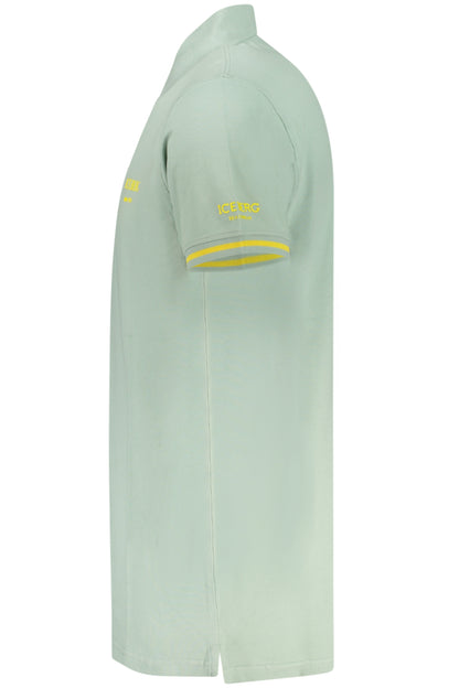 POLO ICEBERG POUR HOMME À MANCHES COURTES, VERT
