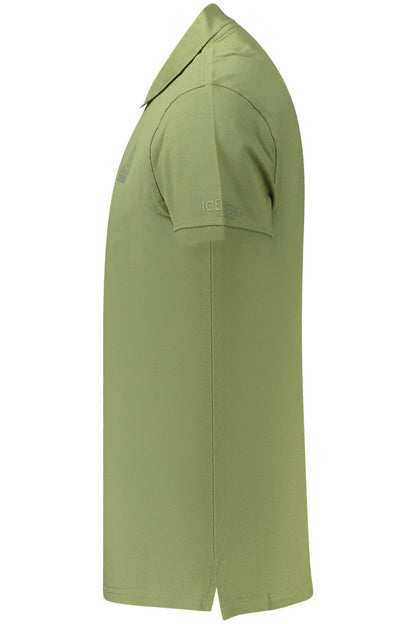 POLO ICEBERG POUR HOMME À MANCHES COURTES, VERT