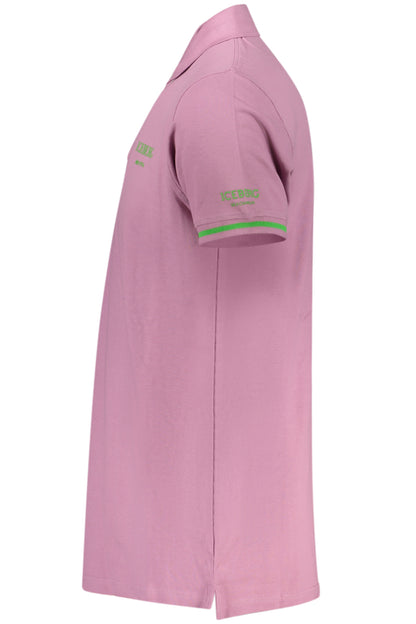 POLO À MANCHES COURTES POUR HOMME ICEBERG, VIOLET