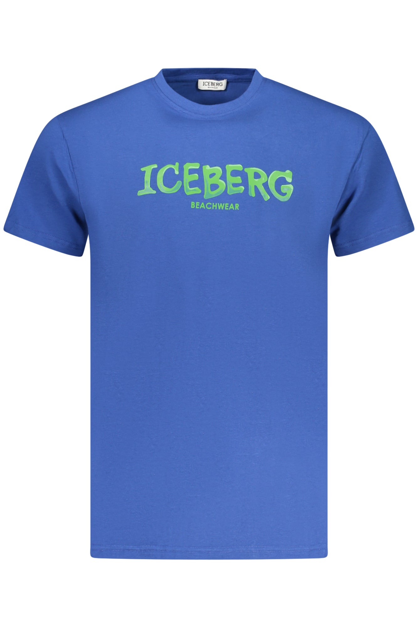 ICEBERG MEN'S SHORT-SLEEVED T-SHIRT, BLUE