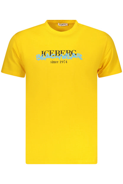 ICEBERG MEN'S SHORT-SLEEVED T-SHIRT YELLOW