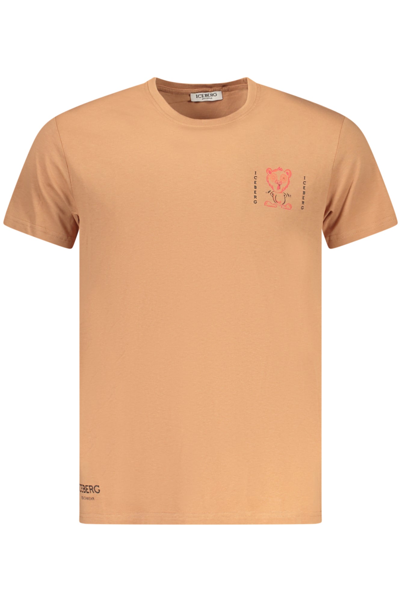 ICEBERG MEN'S SHORT-SLEEVE T-SHIRT, BROWN