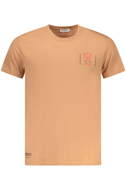 ICEBERG MEN'S SHORT-SLEEVE T-SHIRT, BROWN