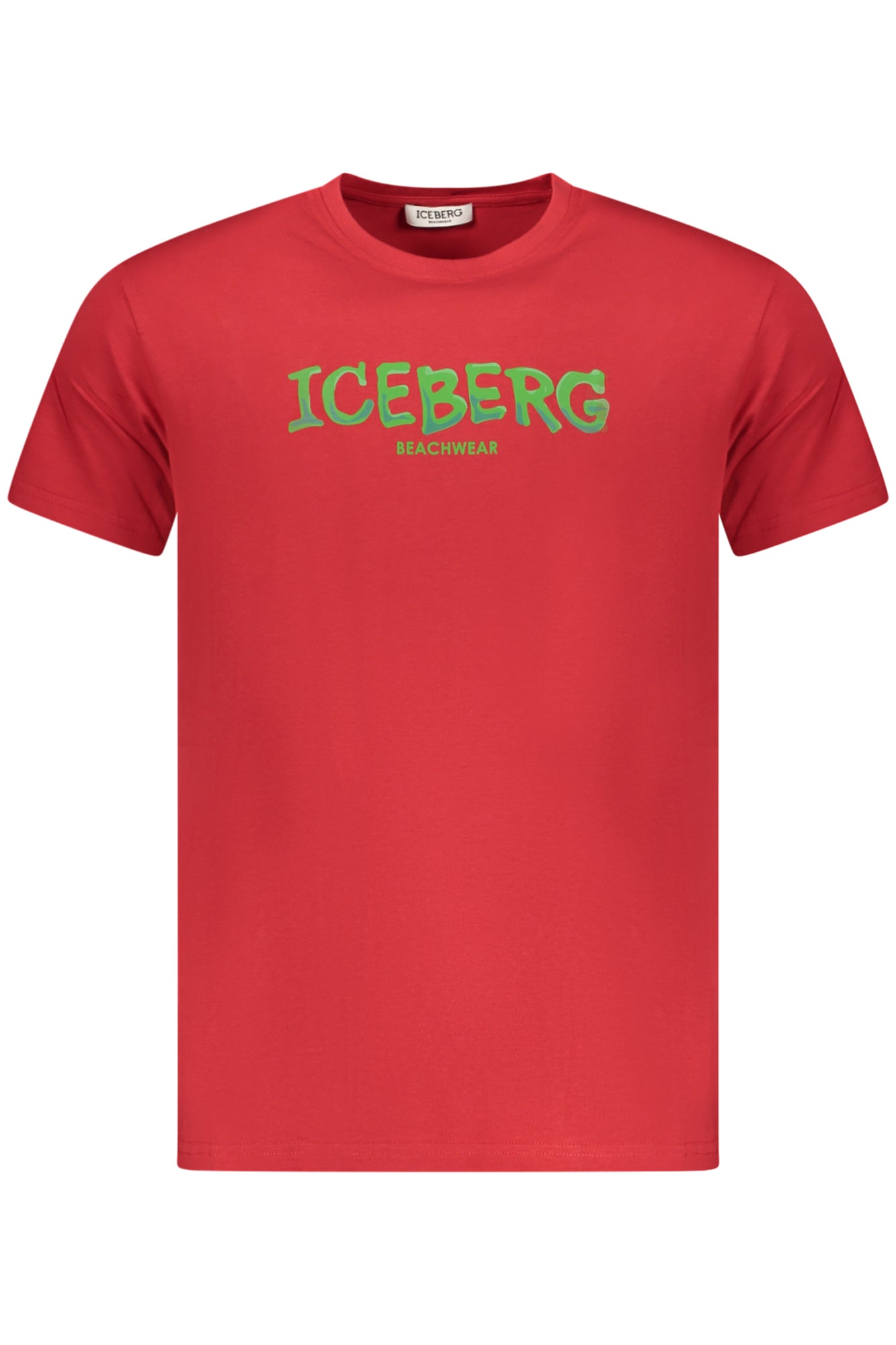 ICEBERG MEN'S SHORT-SLEEVED T-SHIRT, RED