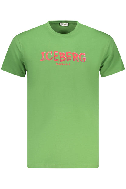 ICEBERG MEN'S SHORT-SLEEVED T-SHIRT GREEN