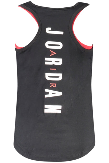 JORDAN GIRLS' BLACK TANK TOP