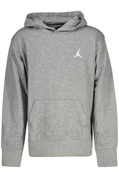 JORDAN KIDS' GREY ZIP-UP SWEATSHIRT