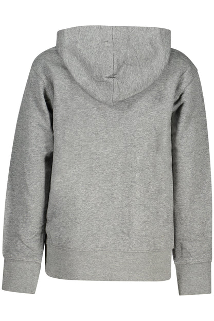 JORDAN KIDS' GREY ZIP-UP SWEATSHIRT