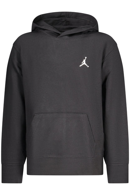 JORDAN KIDS' BLACK ZIP-UP SWEATSHIRT