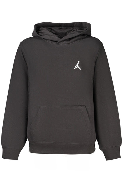 JORDAN KIDS' BLACK ZIP-UP SWEATSHIRT