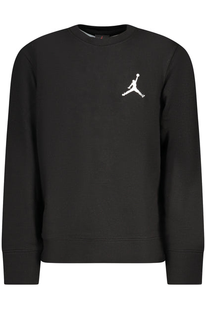 JORDAN KIDS' BLACK ZIP-UP SWEATSHIRT