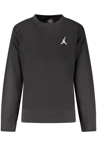 JORDAN KIDS' BLACK ZIP-UP SWEATSHIRT