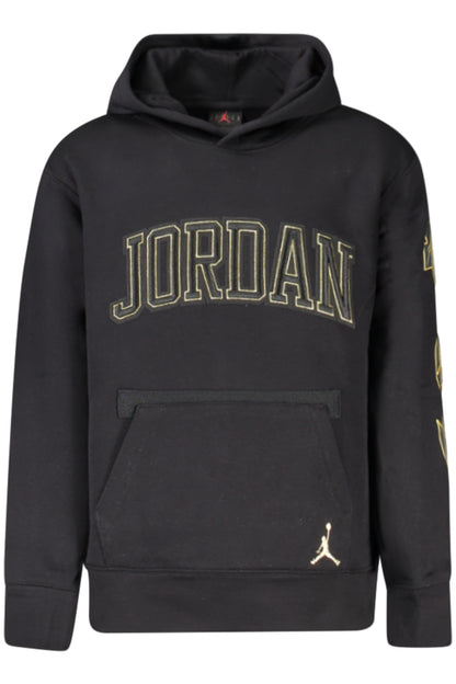 JORDAN MEN'S BLACK ZIP-UP SWEATSHIRT