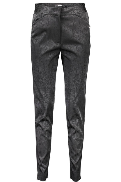 JUST CAVALLI WOMEN'S BLACK TROUSERS