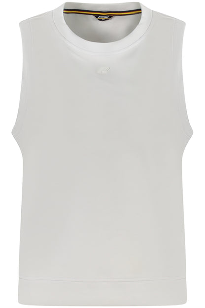 K-WAY WOMEN'S WHITE TANK TOP