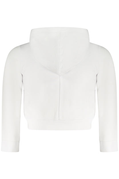 K-WAY ZIP-UP SWEATSHIRT FOR GIRLS WHITE
