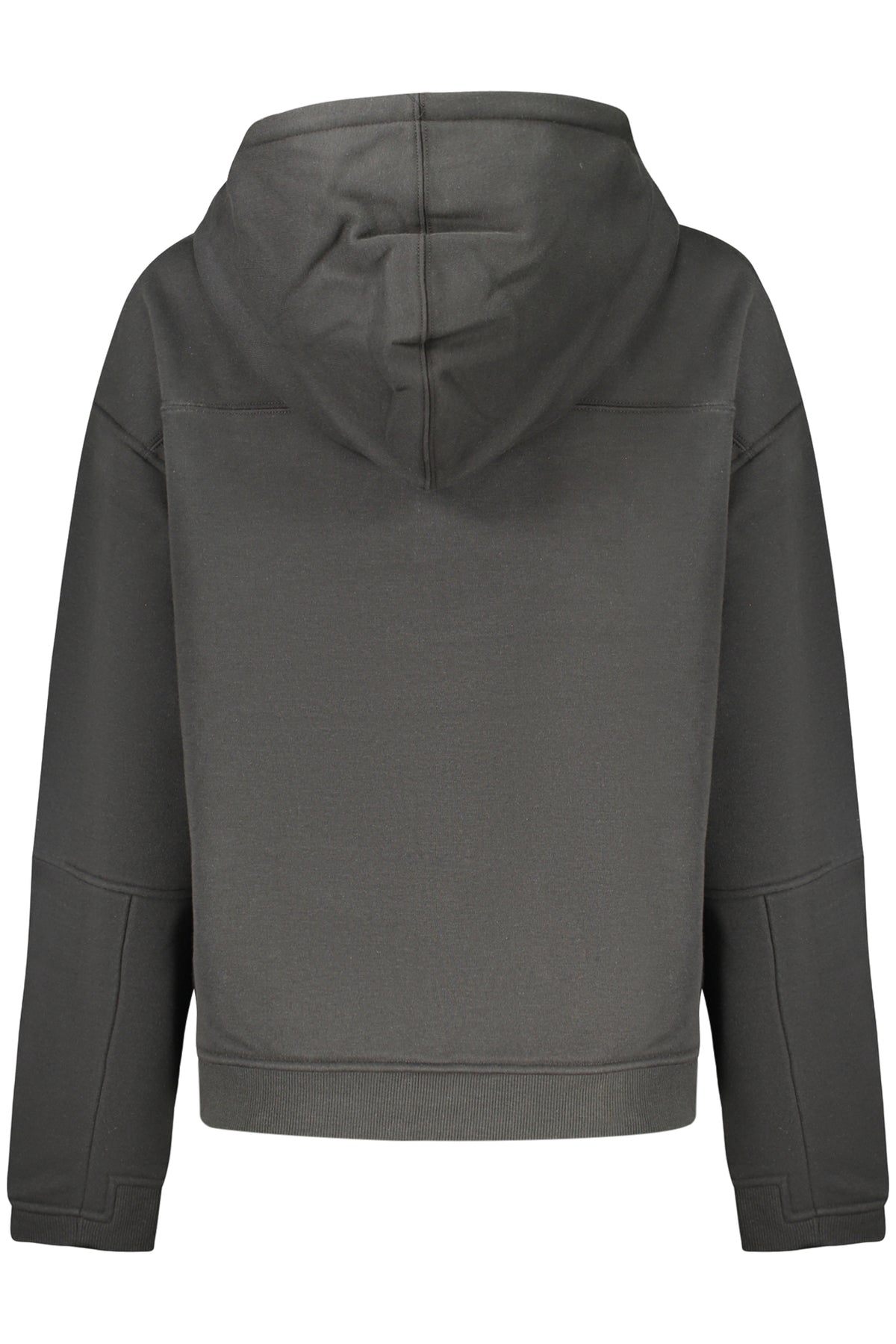 K-WAY WOMEN'S BLACK ZIP-UP SWEATSHIRT