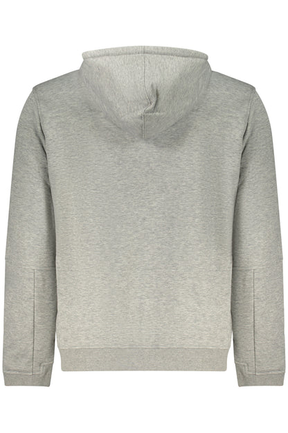 K-WAY MEN'S ZIPPED SWEATSHIRT GREY