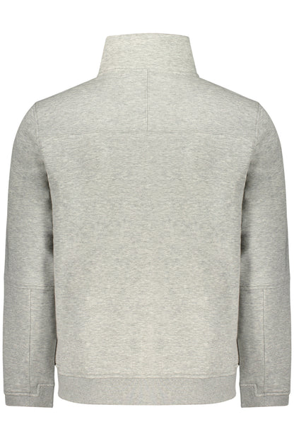 K-WAY MEN'S ZIPPED SWEATSHIRT GREY