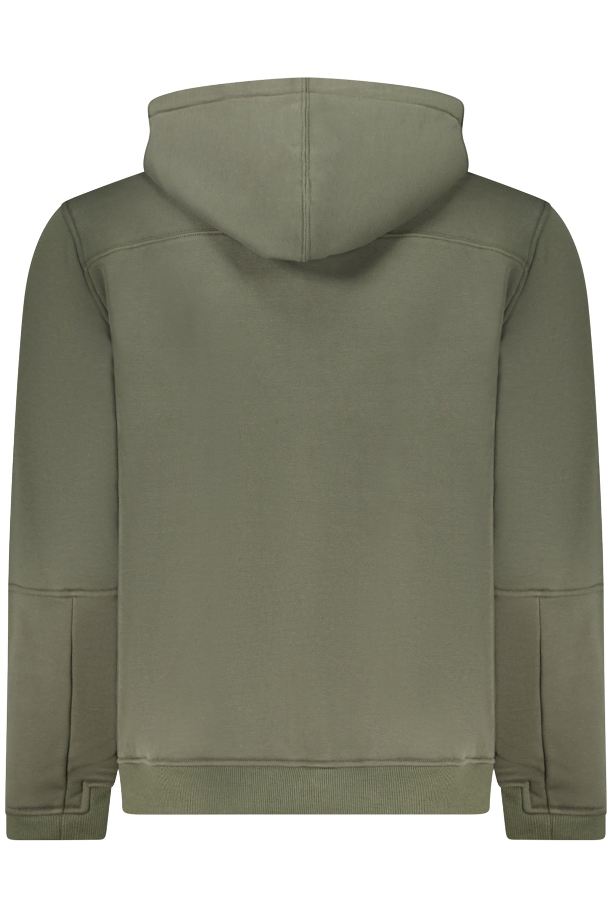K-WAY MEN'S GREEN ZIP-UP SWEATSHIRT